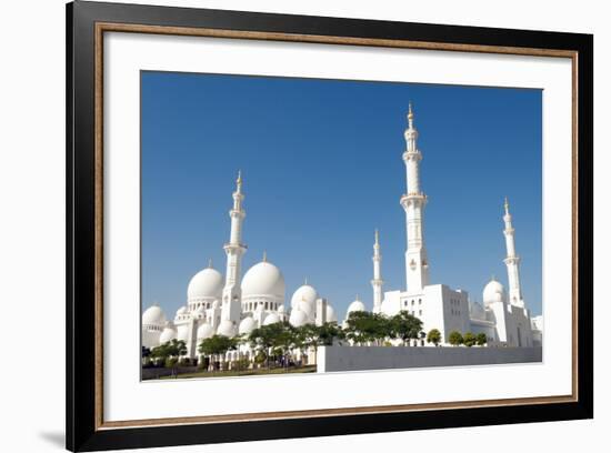 Sheikh Zayed Grand Mosque, Abu Dhabi, UAE-Bill Bachmann-Framed Photographic Print