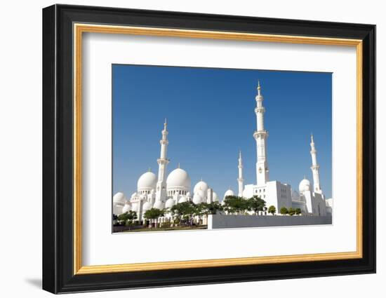 Sheikh Zayed Grand Mosque, Abu Dhabi, UAE-Bill Bachmann-Framed Photographic Print