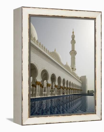 Sheikh Zayed Mosque, Abu Dhabi, United Arab Emirates, Middle East-Angelo Cavalli-Framed Premier Image Canvas