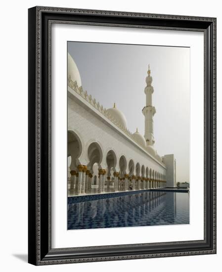 Sheikh Zayed Mosque, Abu Dhabi, United Arab Emirates, Middle East-Angelo Cavalli-Framed Photographic Print