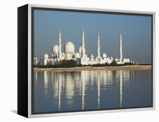 Sheikh Zayed Mosque, Abu Dhabi, United Arab Emirates, Middle East-Angelo Cavalli-Framed Premier Image Canvas