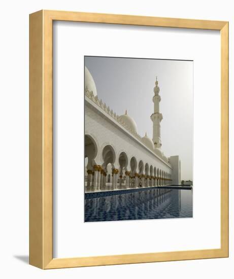 Sheikh Zayed Mosque, Abu Dhabi, United Arab Emirates, Middle East-Angelo Cavalli-Framed Photographic Print