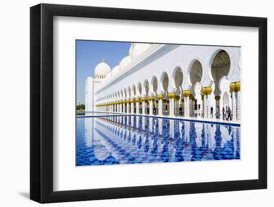 Sheikh Zayed Mosque, Abu Dhabi, United Arab Emirates, Middle East-Fraser Hall-Framed Photographic Print