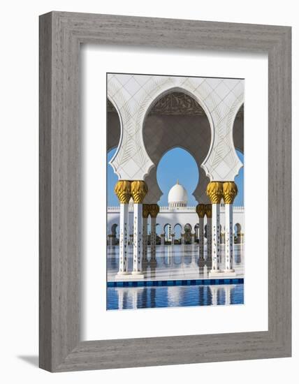 Sheikh Zayed Mosque, Abu Dhabi, United Arab Emirates-Stefano Politi Markovina-Framed Photographic Print