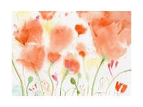 Orange Poppy Reverie-Sheila Golden-Art Print