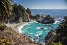 Panorama of Waves Along Monterey Peninsula, California Coast-Sheila Haddad-Photographic Print