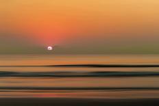 Sunset over Rippled Water-Sheila Haddad-Photographic Print