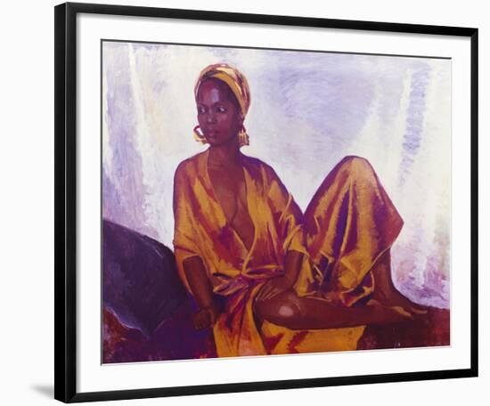 Sheila in Gold-Boscoe Holder-Framed Premium Giclee Print