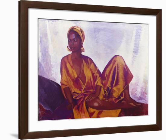 Sheila in Gold-Boscoe Holder-Framed Premium Giclee Print