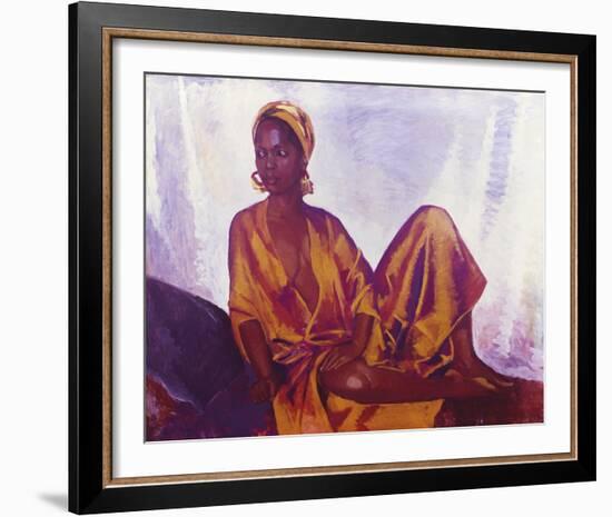 Sheila in Gold-Boscoe Holder-Framed Giclee Print