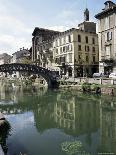 Canal at Porta Ticinese, Naviglio Grande, Milan, Lombardy, Italy-Sheila Terry-Photographic Print