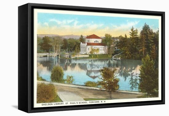 Sheldon Library, St. Paul's School, Concord, New Hampshire-null-Framed Stretched Canvas