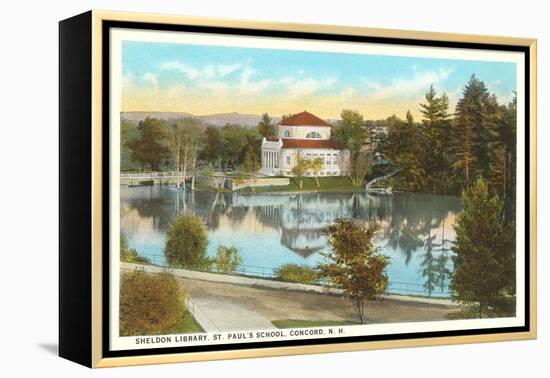 Sheldon Library, St. Paul's School, Concord, New Hampshire-null-Framed Stretched Canvas