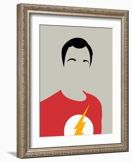 Sheldon Portrait-David Brodsky-Framed Art Print