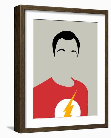 Sheldon Portrait-David Brodsky-Framed Art Print