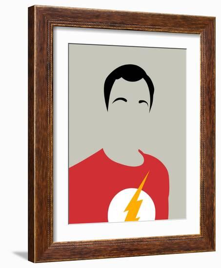 Sheldon Portrait-David Brodsky-Framed Art Print