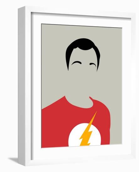 Sheldon Portrait-David Brodsky-Framed Art Print