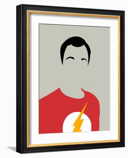 Sheldon Portrait-David Brodsky-Framed Art Print