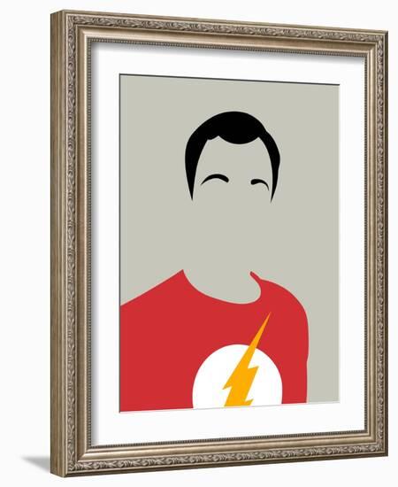 Sheldon Portrait-David Brodsky-Framed Art Print