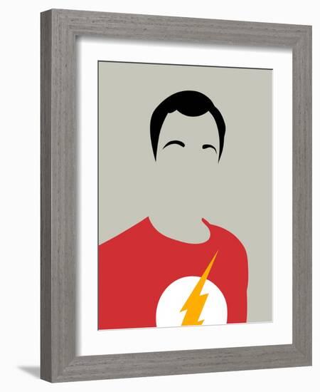Sheldon Portrait-David Brodsky-Framed Art Print