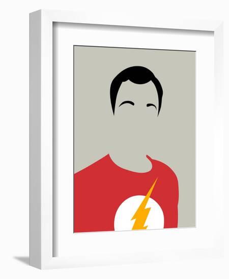 Sheldon Portrait-David Brodsky-Framed Premium Giclee Print