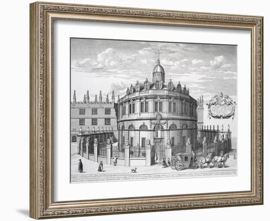 Sheldonian Theatre, Oxford, from Oxonia Illustrata, Published 1675-David Loggan-Framed Giclee Print