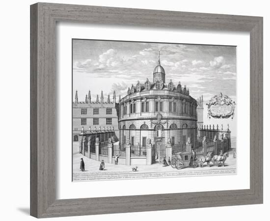 Sheldonian Theatre, Oxford, from Oxonia Illustrata, Published 1675-David Loggan-Framed Giclee Print