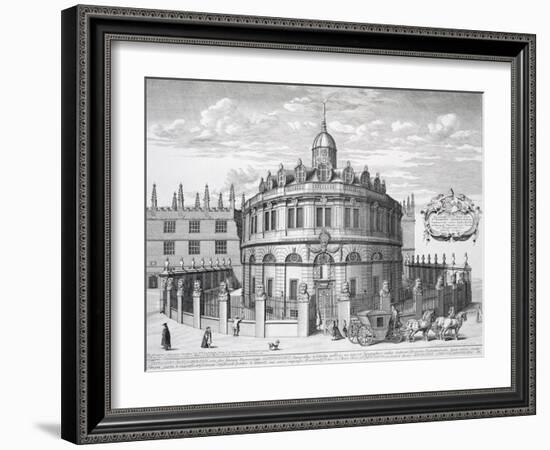 Sheldonian Theatre, Oxford, from Oxonia Illustrata, Published 1675-David Loggan-Framed Giclee Print