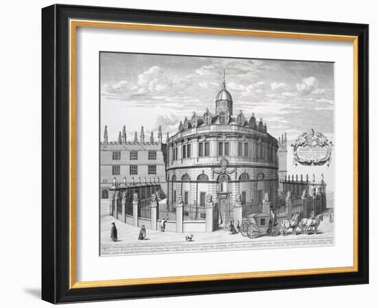 Sheldonian Theatre, Oxford, from Oxonia Illustrata, Published 1675-David Loggan-Framed Giclee Print