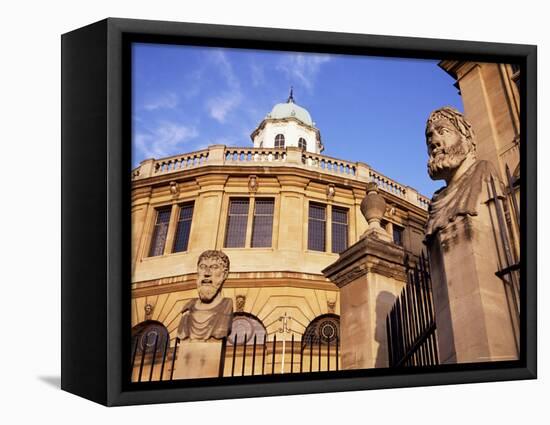 Sheldonian Theatre, Oxford, Oxfordshire, England, United Kingdom-Michael Jenner-Framed Premier Image Canvas