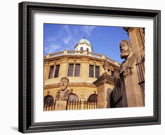 Sheldonian Theatre, Oxford, Oxfordshire, England, United Kingdom-Michael Jenner-Framed Photographic Print