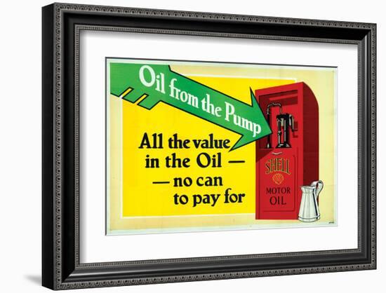 Shell-All the Value in the Oil-null-Framed Art Print