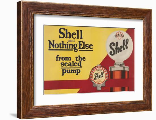 Shell and Nothing Else-null-Framed Art Print