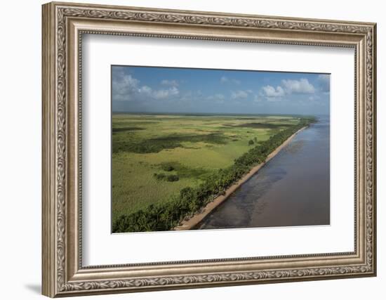 Shell Beach, North Guyana-Pete Oxford-Framed Photographic Print