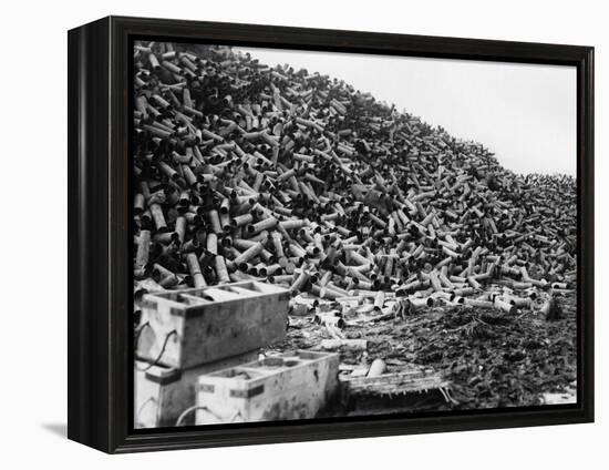 Shell Cases 1916-Robert Hunt-Framed Premier Image Canvas