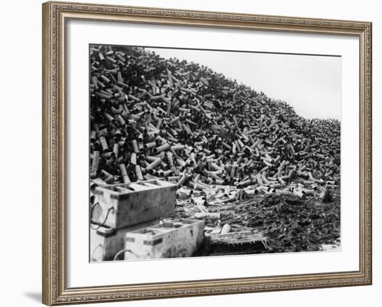 Shell Cases 1916-Robert Hunt-Framed Photographic Print