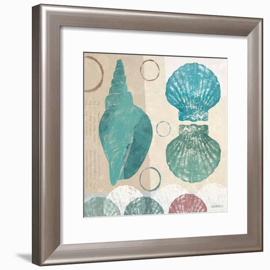 Shell Collage II-Dan Meneely-Framed Art Print