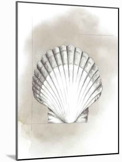 Shell Diagram II-Grace Popp-Mounted Art Print