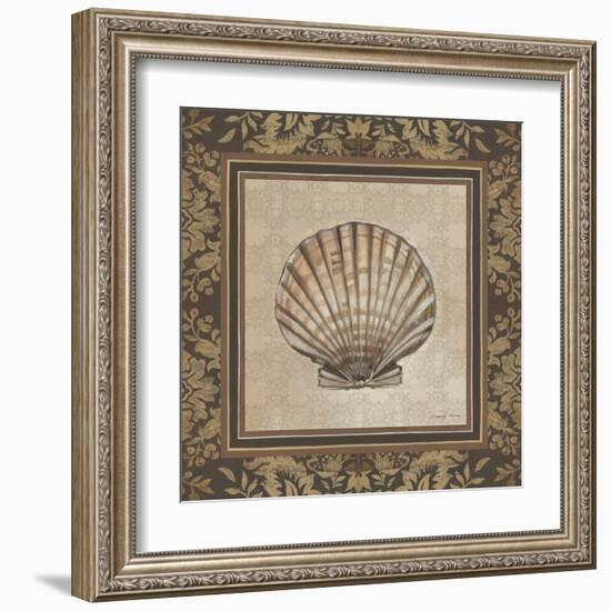 Shell Elegance II-Kimberly Poloson-Framed Art Print