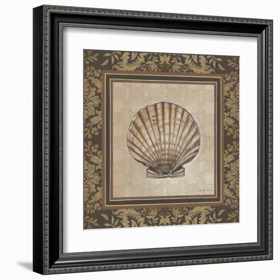 Shell Elegance II-Kimberly Poloson-Framed Art Print