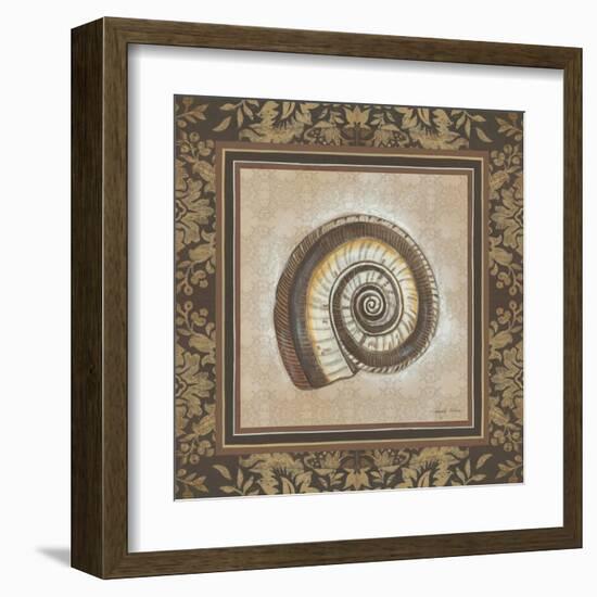 Shell Elegance III-Kimberly Poloson-Framed Art Print