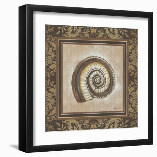 Shell Elegance III-Kimberly Poloson-Framed Art Print