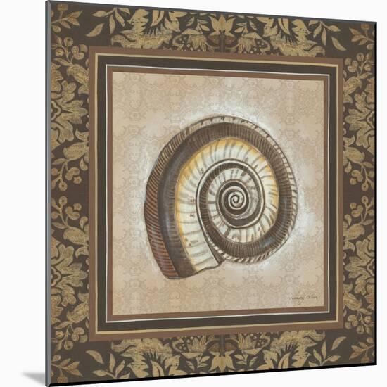 Shell Elegance III-Kimberly Poloson-Mounted Art Print