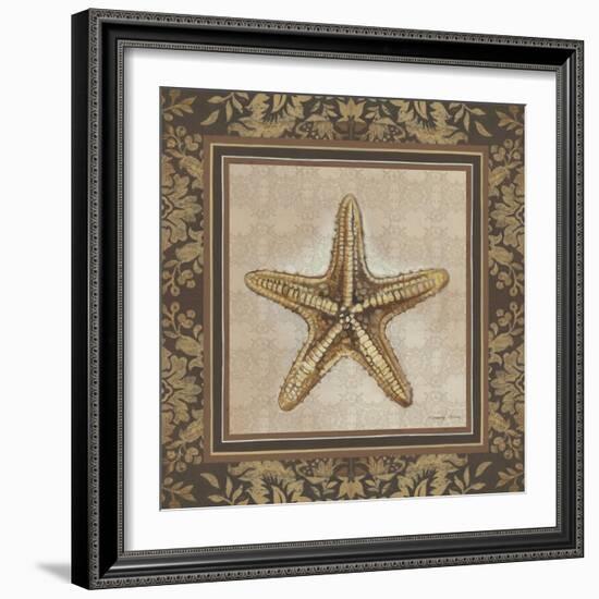 Shell Elegance IV-Kimberly Poloson-Framed Art Print