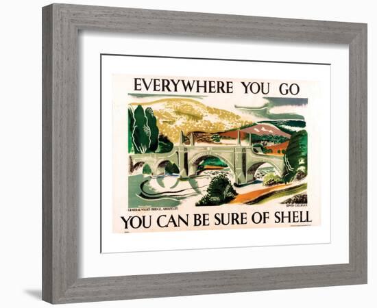 Shell Everywhere You-Aberfeldy-null-Framed Art Print