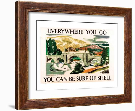 Shell Everywhere You-Aberfeldy-null-Framed Art Print