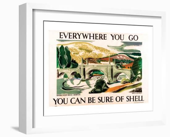 Shell Everywhere You-Aberfeldy-null-Framed Art Print