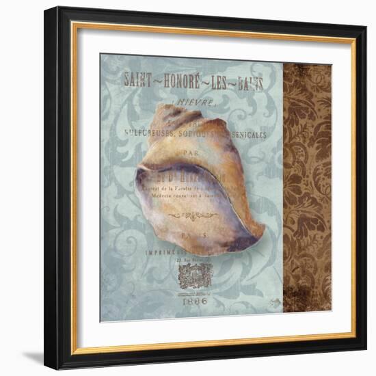 Shell II-Elizabeth Medley-Framed Art Print