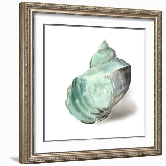 Shell in Mint-Aimee Wilson-Framed Art Print