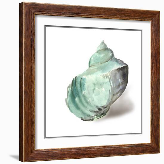 Shell in Mint-Aimee Wilson-Framed Art Print